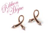 A000-62867: PINK GOLD EARRINGS .07 TW