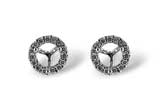 A000-62885: SEMI DIA EARR .12 TW (HOLDS .25 EACH)