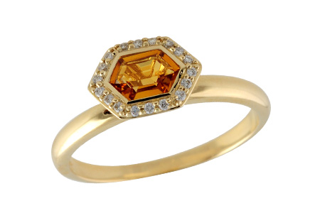 A186-95594: LDS RG .38 CITRINE .45 TGW