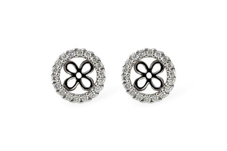 A187-85567: EARRING JACKETS .30 TW (FOR 1.50-2.00 CT TW STUDS)