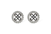 A187-85567: EARRING JACKETS .30 TW (FOR 1.50-2.00 CT TW STUDS)