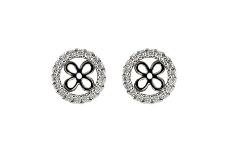 A187-85567: EARRING JACKETS .30 TW (FOR 1.50-2.00 CT TW STUDS)