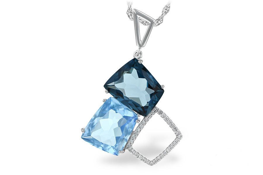 A188-79212: NECK 10.60 BLUE TOPAZ 10.73 TGW