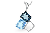 A188-79212: NECK 10.60 BLUE TOPAZ 10.73 TGW