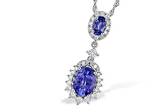 A190-60176: NECK 1.26 TW TANZANITE 1.60 TGW