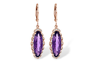 A190-61912: EARR 4.75 AMETHYST 4.90 TGW