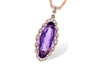 A190-61921: NECK 3.60 AMETHYST 3.74 TGW