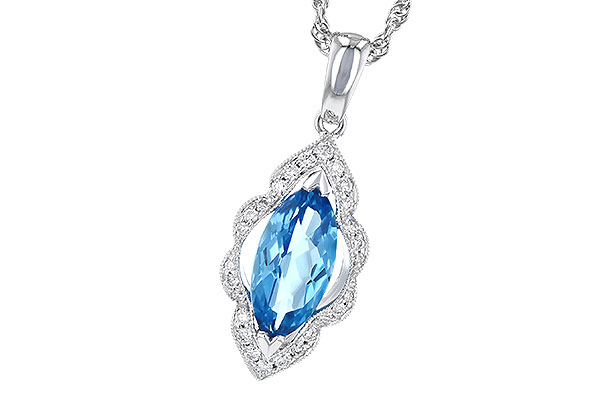 A273-33803: NECK 1.26 BLUE TOPAZ 1.37 TGW