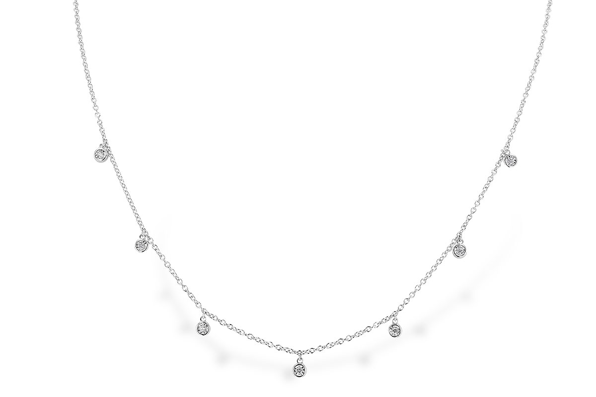 A274-19258: NECKLACE .12 TW (18")