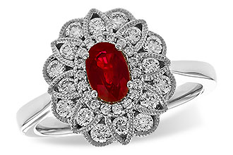 A274-25576: LDS RG .55 TW RUBY 1.07 TGW (6x4MM RUBY)