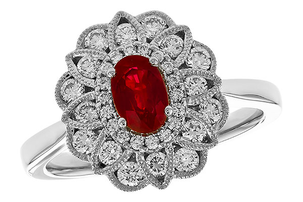 A274-25576: LDS RG .55 TW RUBY 1.07 TGW (6x4MM RUBY)