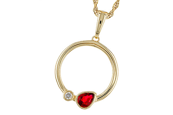 A275-11067: NECKLACE .24 RUBY .26 TGW
