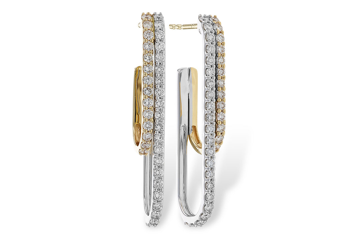 A275-11921: EARRING .98 TW
