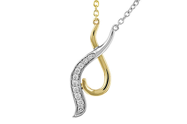 A275-13785: NECKLACE .10 TW (18")