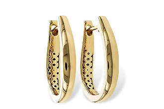 A275-14712: GOLD EARRINGS (17MM)