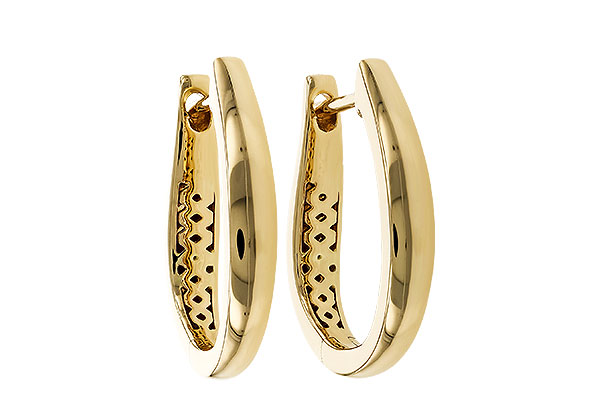 A275-14712: GOLD EARRINGS (17MM)