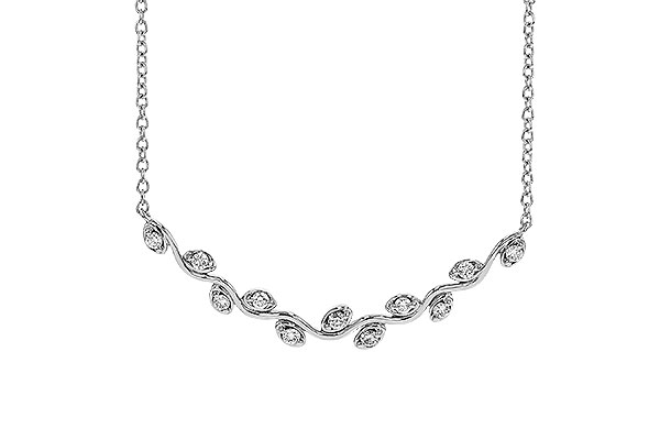 A275-16494: NECKLACE .25 TW (18")