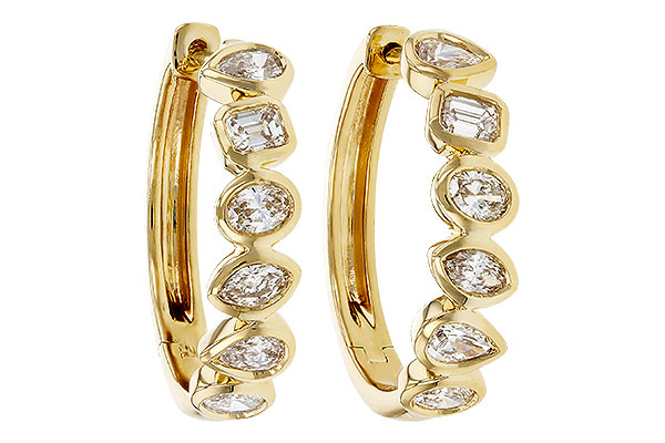 A276-00094: EARRINGS 1.10 TW FANCY CUT DIAS