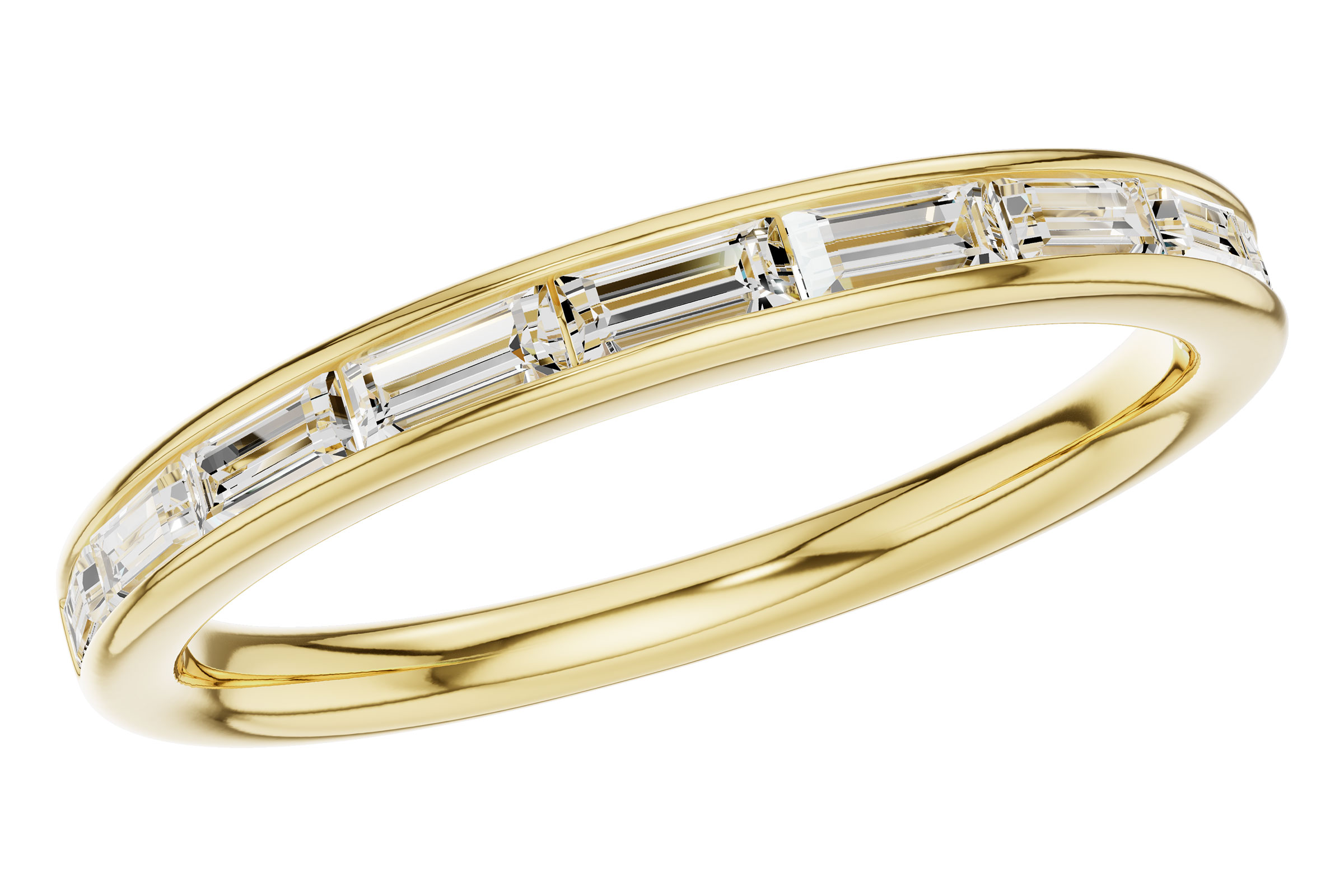 A276-00103: LDS DIA WED RG .44 TW BAGUETTES