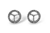 B000-62885: SEMI DIA EARR .14 TW (HOLDS .50 EACH)