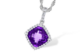 B185-10130: NECK 1.21 AMETHYST 1.32 TGW