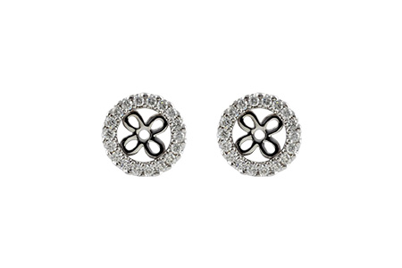 B187-85558: EARRING JACKETS .24 TW (FOR 0.75-1.00 CT TW STUDS)