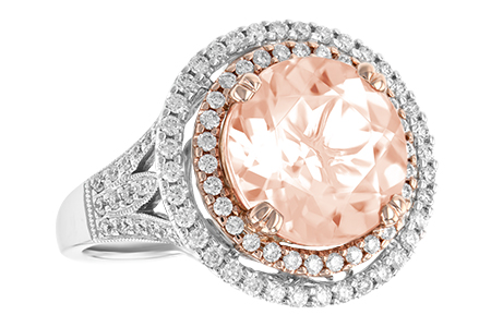 B188-76458: LDS RG 3.94 MORGANITE 4.50 TGW