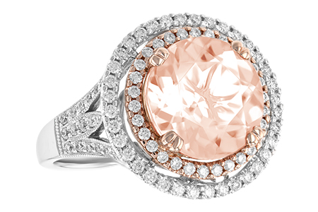 B188-76458: LDS RG 3.94 MORGANITE 4.50 TGW