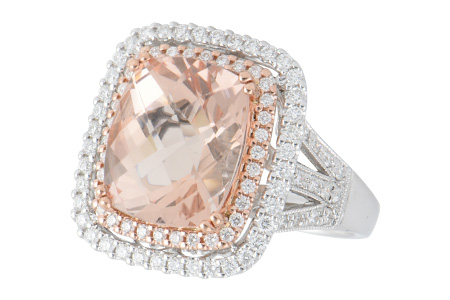 B188-76467: LDS RG 4.25 MORGANITE 4.83 TGW