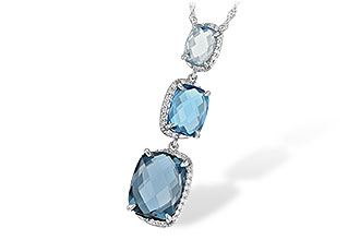 B188-79239: NECK 8.71 BLUE TOPAZ 8.89 TGW