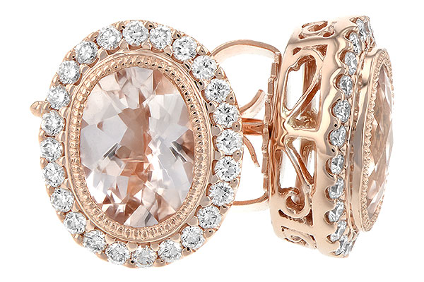 B189-64667: EARR 1.05 MORGANITE 1.30 TGW