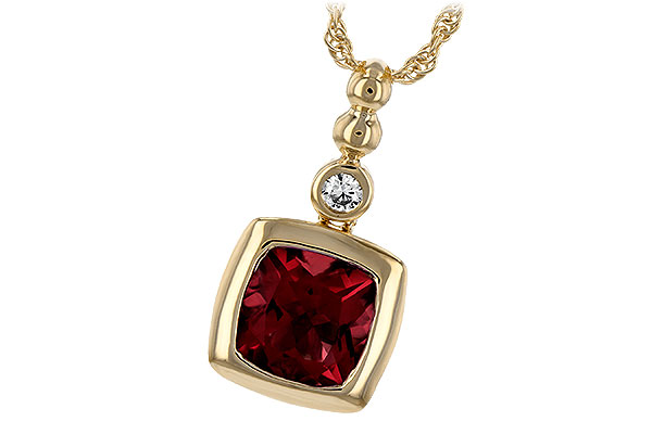 B189-68312: NECK 1.40 GARNET 1.44 TGW