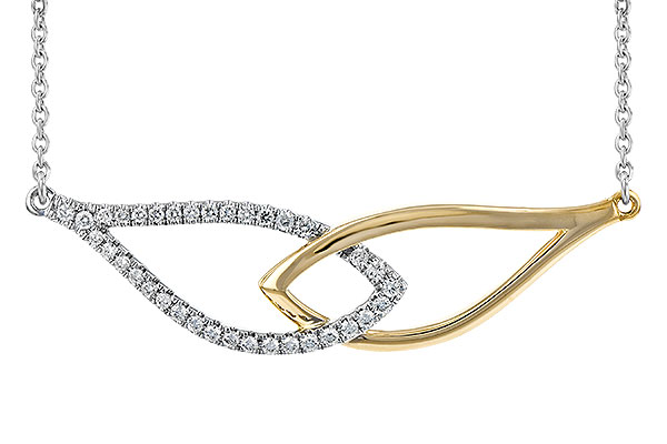 B189-71930: NECKLACE .33 TW