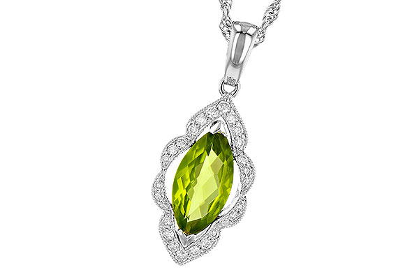 B190-60158: NECK .94 PERIDOT 1.05 TGW