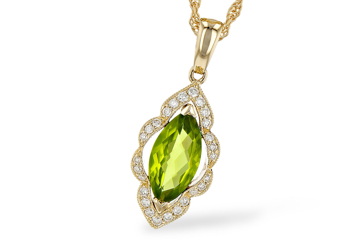B190-60158: NECK .94 PERIDOT 1.05 TGW