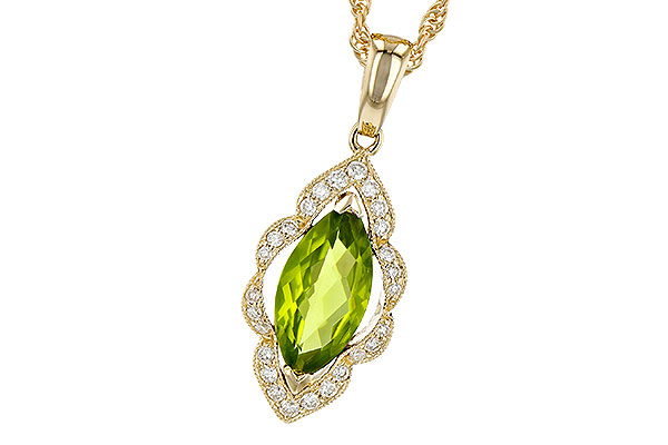 B190-60158: NECK .94 PERIDOT 1.05 TGW
