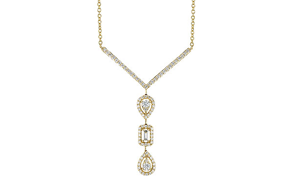 B273-31030: NECK .04 BAGUETTE .50 TW (18")