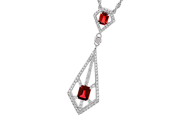 B273-31058: NECK .63 TW RUBY .93 TGW