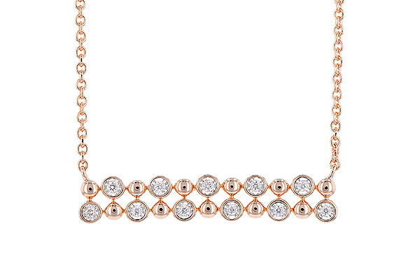 B273-34667: NECKLACE .12 TW