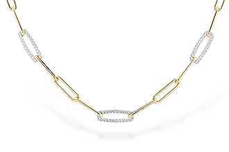 B274-18358: NECKLACE .75 TW (17 INCHES)