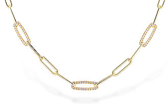 B274-18358: NECKLACE .75 TW (17 INCHES)