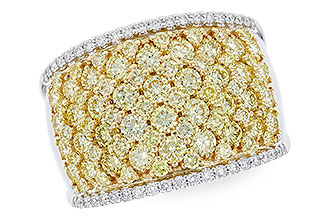 B274-21039: LDS DIA WED RG 2.19 YELLOW DIAS 2.37 TW