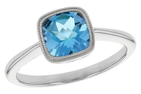 B274-24639: LDS RG 1.45 CT SWISS BLUE TOPAZ