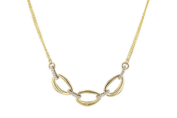B275-10103: NECKLACE .25 TW (18")