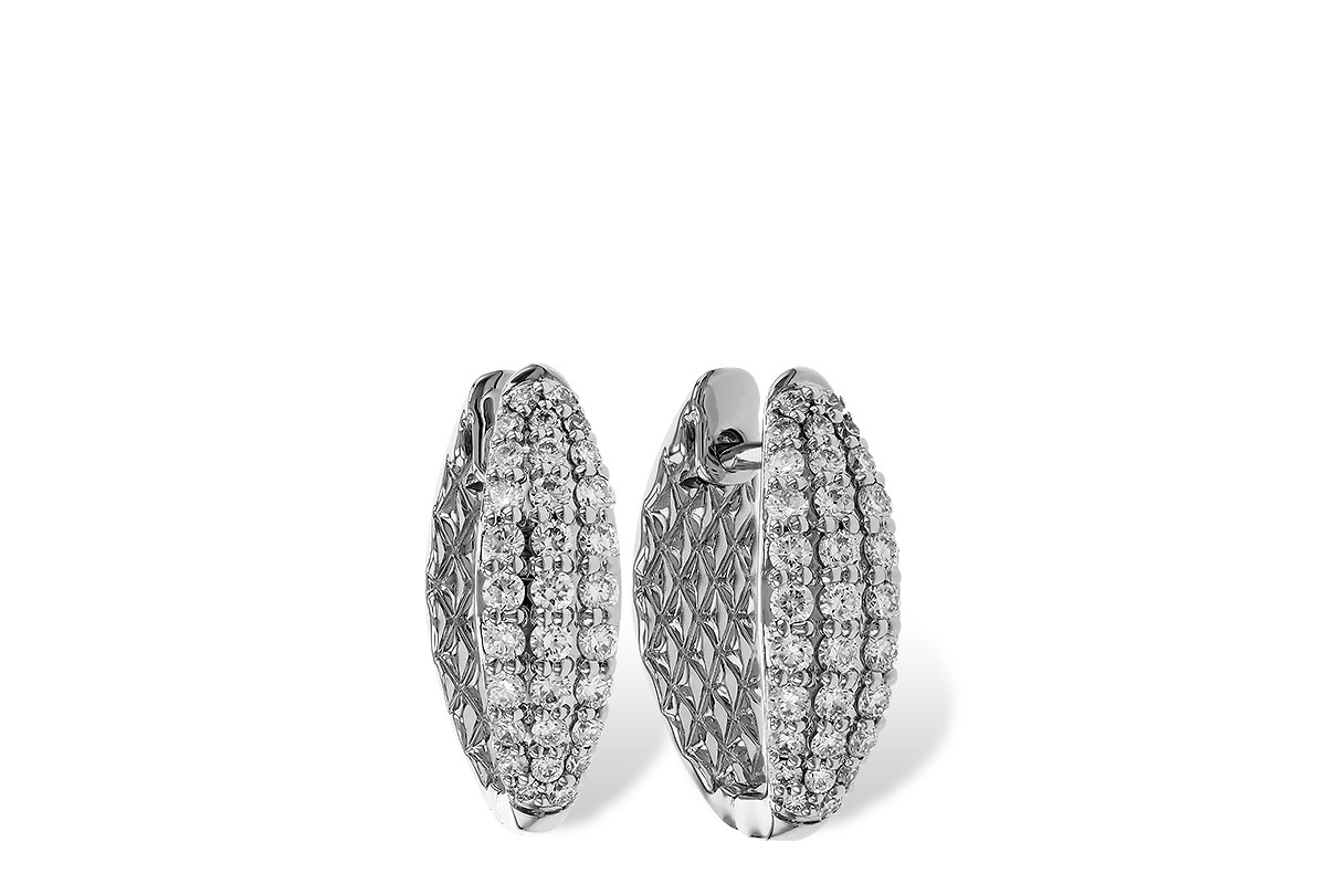 B275-12867: EARRINGS .50 TW