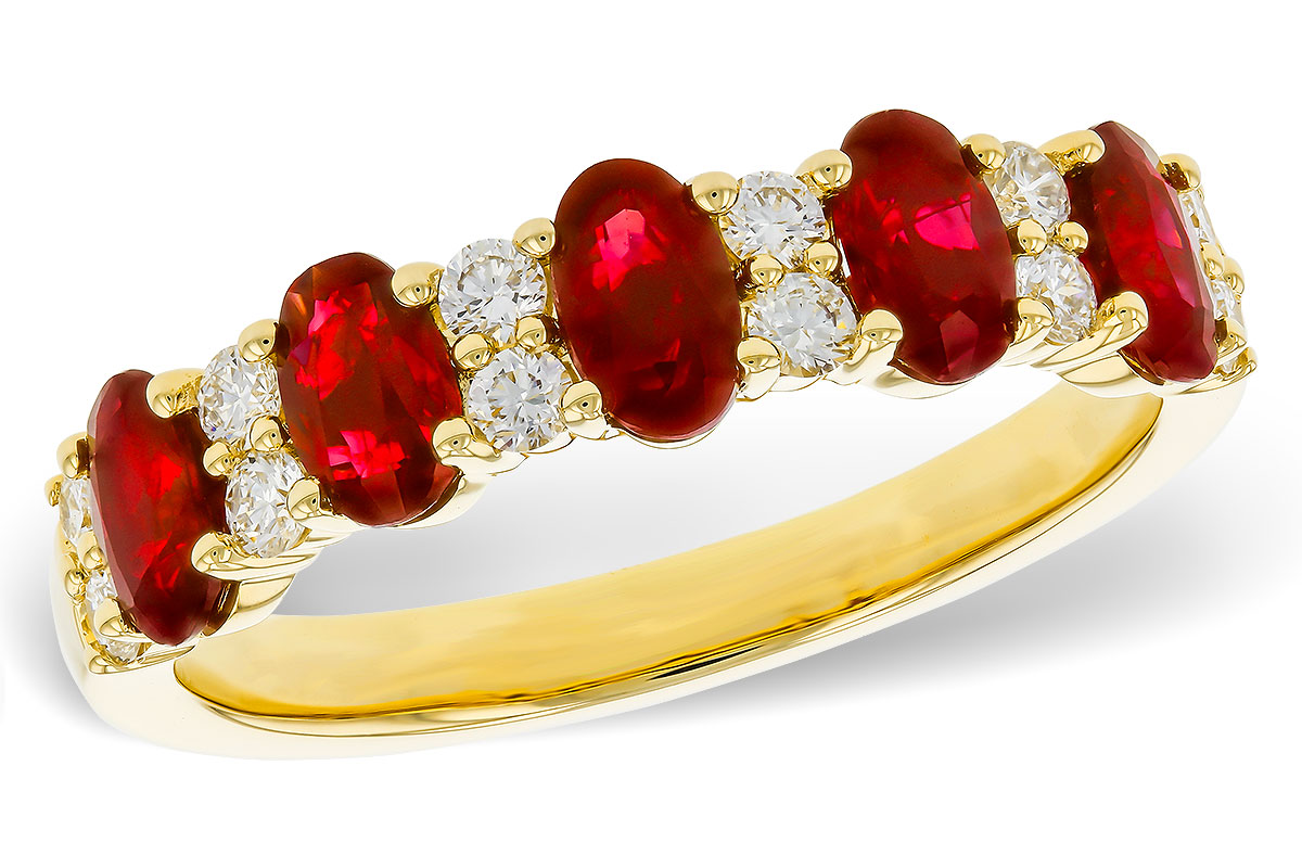 B275-12876: LDS WED RG 1.51 TW RUBY 1.80 TGW