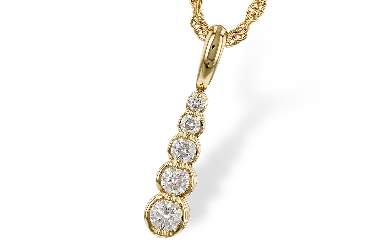 B275-14667: NECKLACE .25 TW