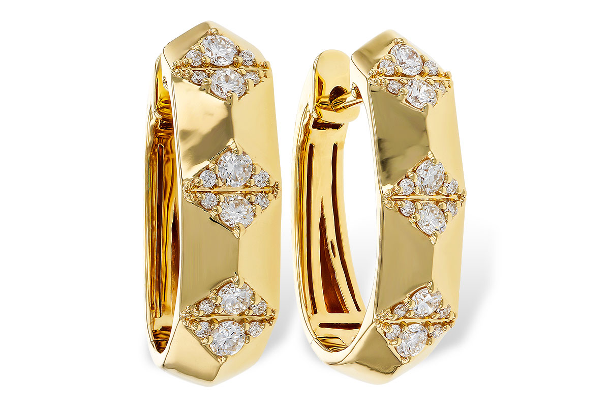 B275-15585: EARRINGS .50 TW