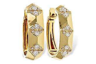 B275-15585: EARRINGS .50 TW