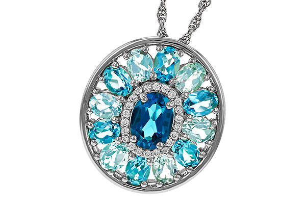 B275-15612: NECK 3.02 TW BLUE TOPAZ 3.10 TGW (7x5MM LBT CTR)